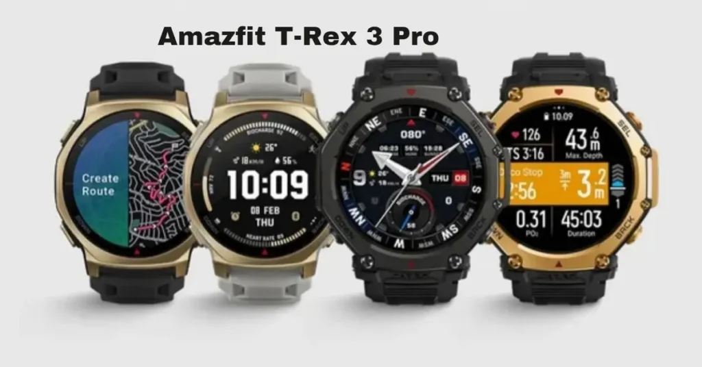 New Amazfit T-Rex 3 Pro Can Survive -22°F to 158°F