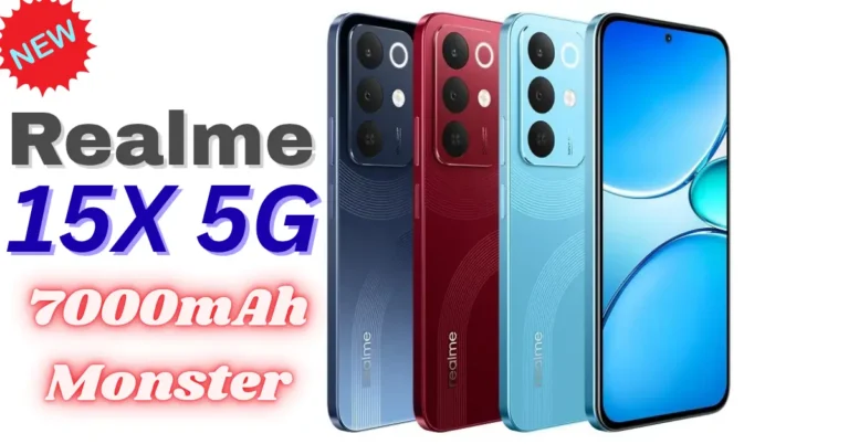7000mAh Monster: Realme 15X 5G