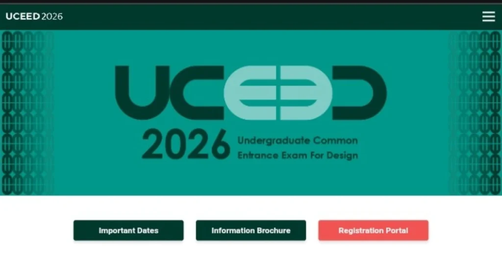 CEED, UCEED 2026 Registration Live: Deadline, Exam Date