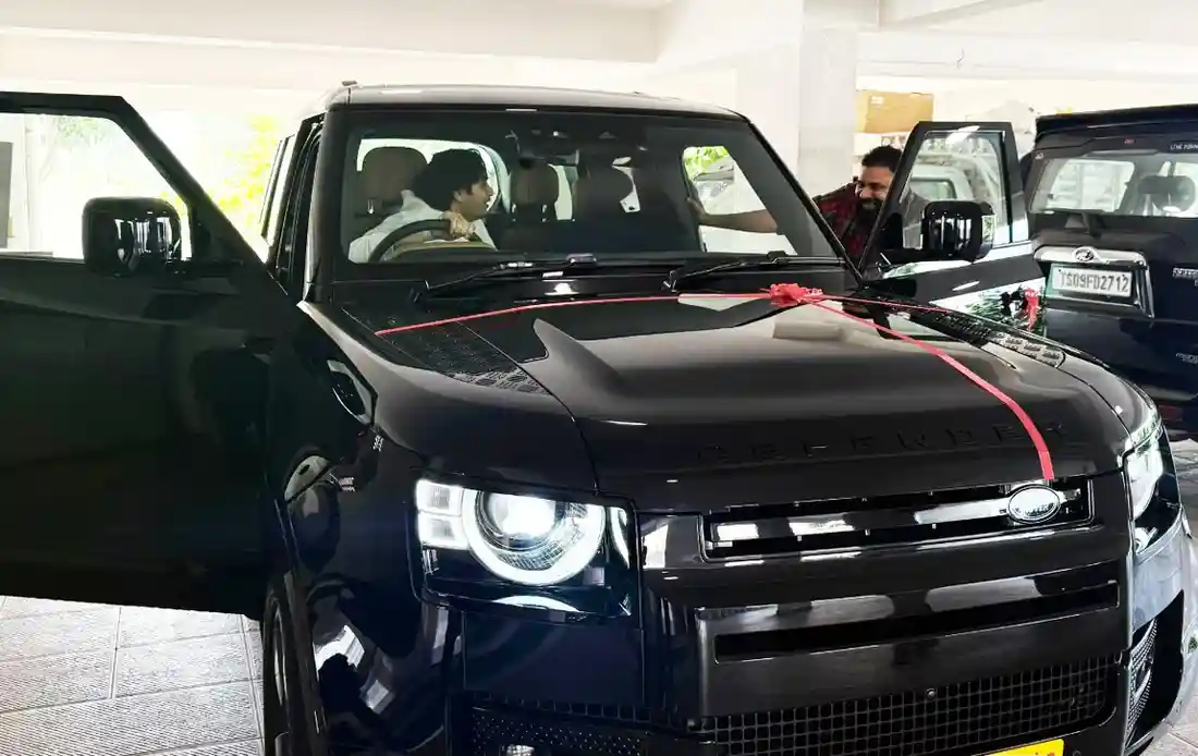 Pawan Kalyan Gifts Land Rover Defender to OG Director Sujeeth