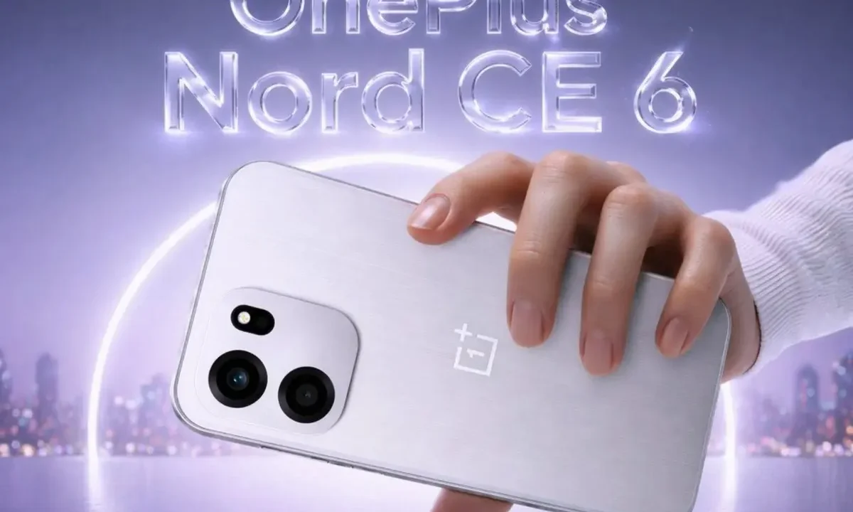 OnePlus Nord CE 6 official design and battery highlights.