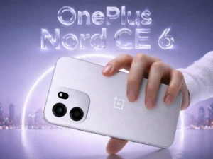 OnePlus Nord CE 6 official design and battery highlights.